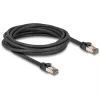 Sieťový kábel DeLOCK RJ45 Cat.6A 5m čierny