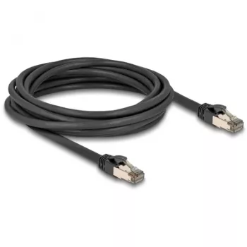 Sieťový kábel DeLOCK RJ45 Cat.6A 5m čierny