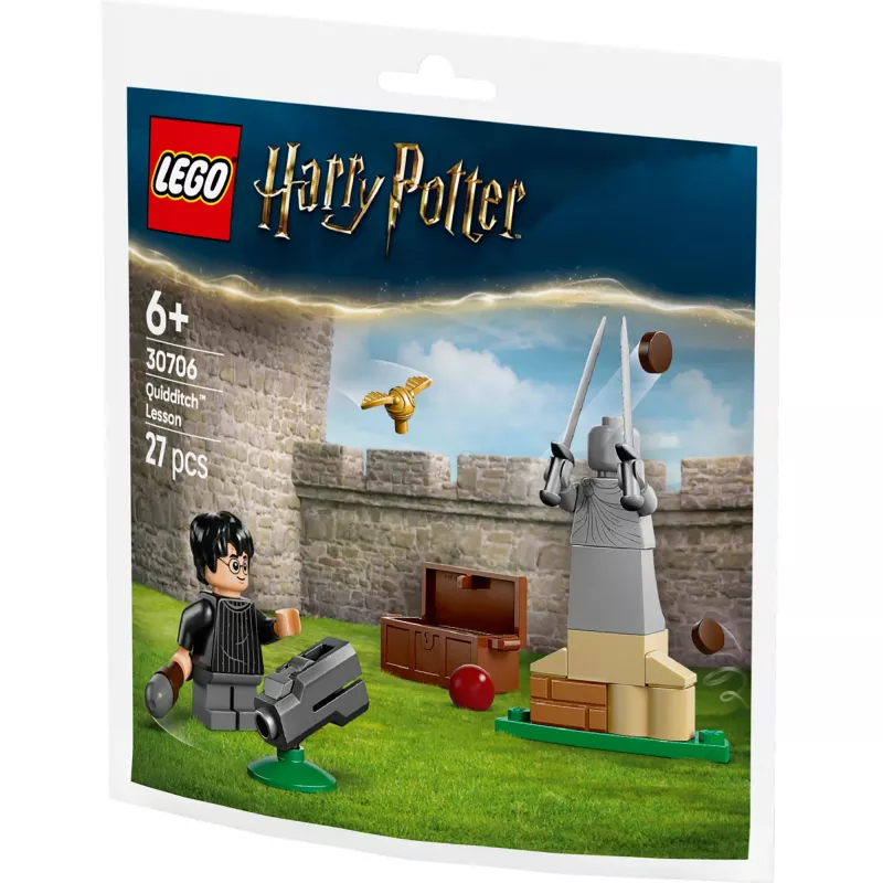 LEGO Harry Potter sada 30706 Quidditch-Unterricht s minifigúrkami Harry a Draco