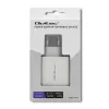 Qoltec 51718 nabíjačka | 45W | 5-20V | 2,4-3A | USB Type-C PD | USB | biela