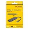 DeLOCK USB Type-C dokovacia stanica 8K HDMI USB PD 3.0 100 W