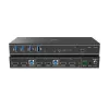 Lindy 2 port Dual Head HDMI 4K60, USB 3.0 KVM prepínač, 4096 x 2160 pixelov, 4K Ultra HD, čierna