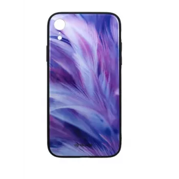 Ochranné sklo displeja Tellur Cover Glass print pre iPhone XR s potlačou pierka