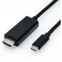 Videokábel adaptér ROLINE 11.04.5841 USB Type-C na HDMI 2 m čierny