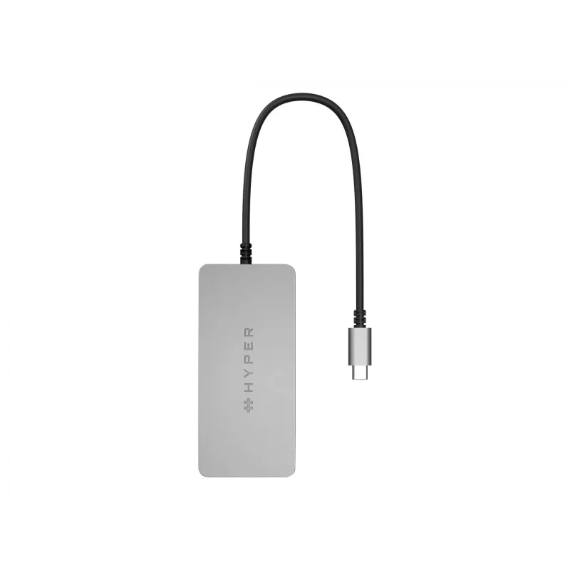 HYPER HDMB2 rozbočovač USB 3.2 Gen 1 (3.1 Gen 1) Type-C 5000 Mbit/s nehrdzavejúca oceľ