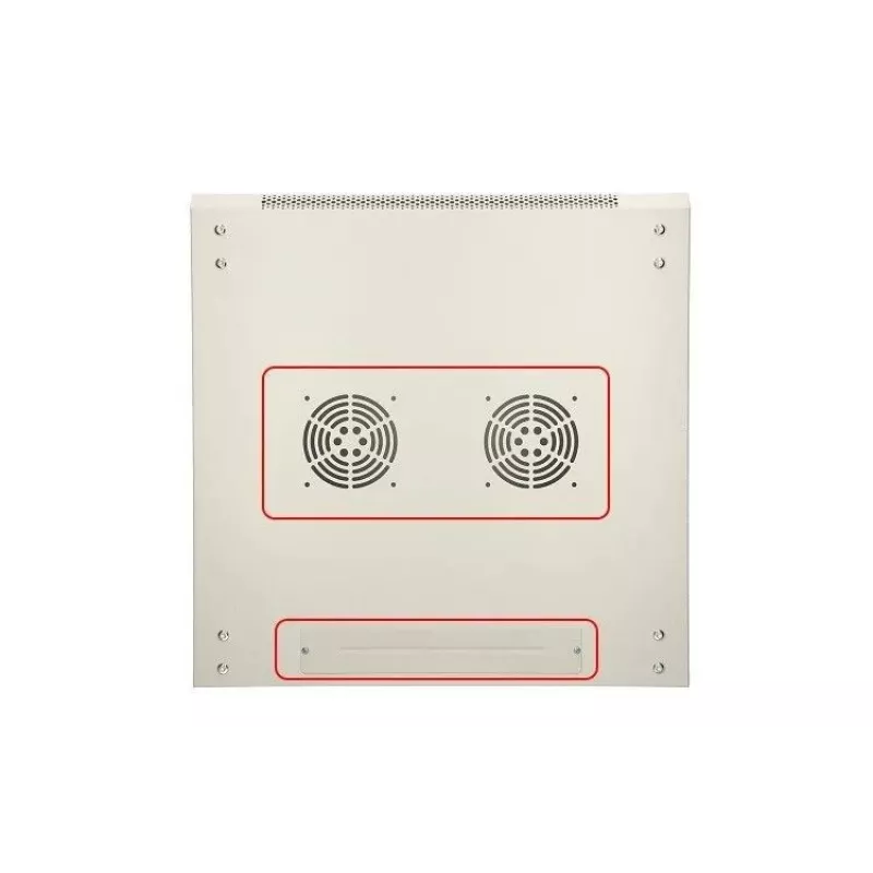 Extralink racková skriňa 6U 600x450 ASP sivá nástenná, kovové dvere