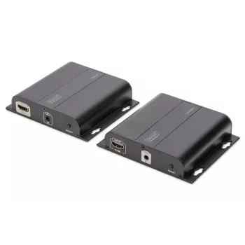 AV vysielač a prijímač Digitus 4K HDMI predlžovač cez CAT / IP sada
