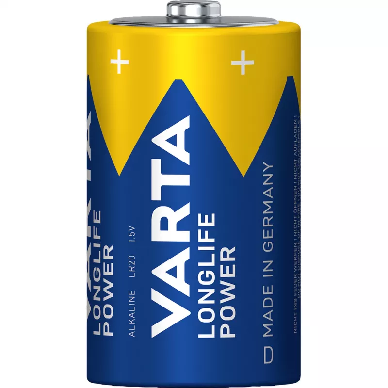 Batéria Varta LONGLIFE Power D — balenie 2 ks