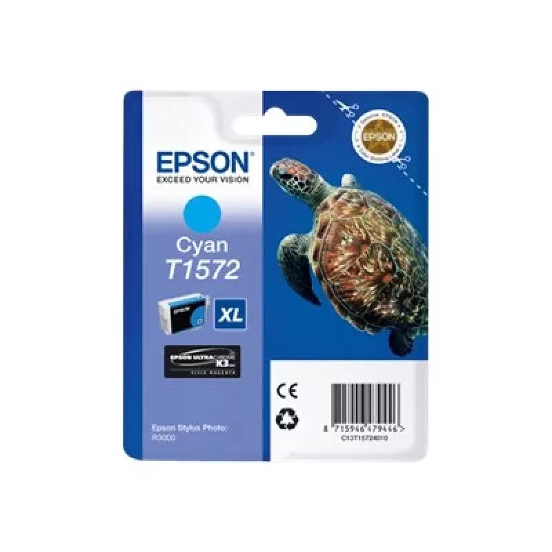 Atramentová kazeta Epson T1572 azúrová