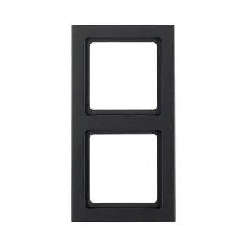 Kryt zásuvky, berker 10126096 — antracit duroplast, šírka 151,5 mm, balenie 10 ks