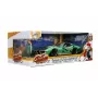 Auto Jada Toys Street Fighter 1969 Chevrolet 1:24 kov zelená