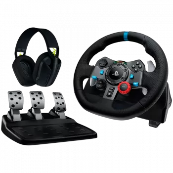 LOGITECH G29 EU + G435 Black herný ovládač hliník čierna USB volant + pedále + headset PC
