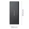 M.2 SATA SSD puzdro QOLTEC 51854 USB 3.0 bez nástrojov