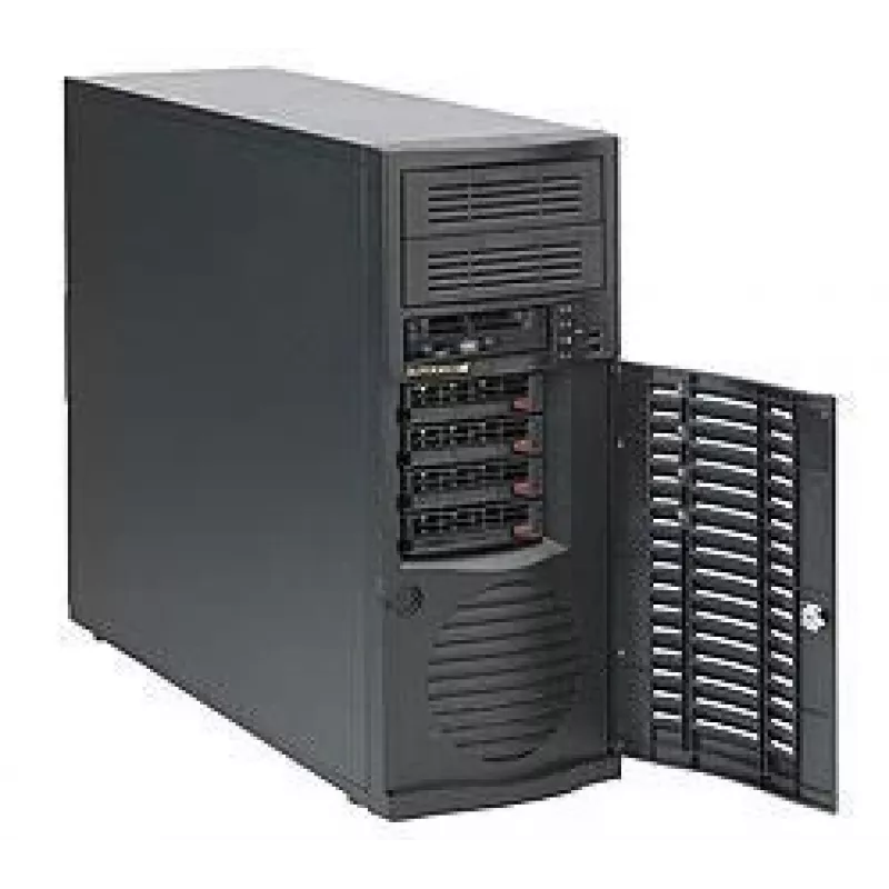 Serverová skriňa Supermicro SuperChassis 733TQ-668B Midi Tower čierna