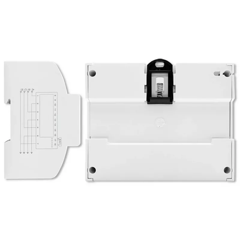 Qoltec trojfázový obojsmerný elektronický merač | DIN lištový merač spotreby energie | 400V | 100A | LCD | 4P