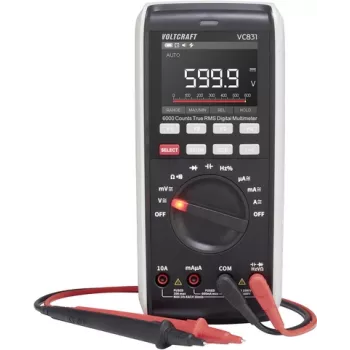 Voltcraft VC831 SE ručný multimeter digitálny CAT III 1000 V IV 600 V počet zobrazených hodnôt (VC-16714295)