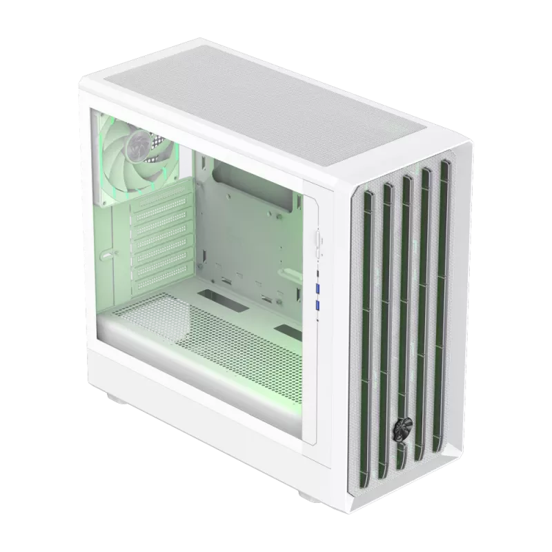 Gamemax skriňa | CLAW 460 WH | biela | Mid-Tower | napájací zdroj nie je súčasťou