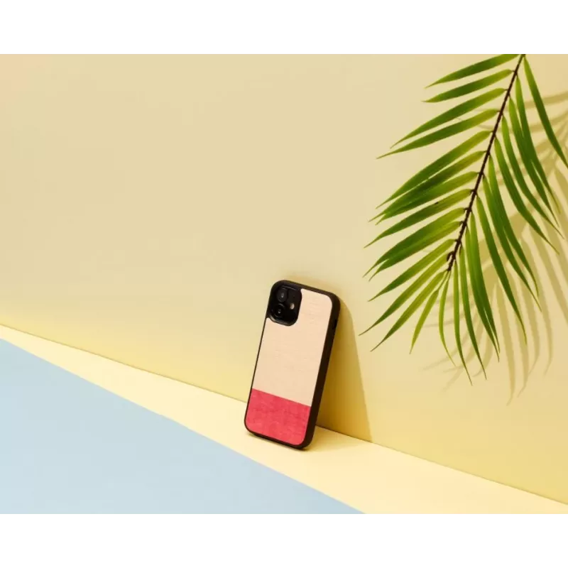 Ochranné puzdro Man and Wood pre iPhone 12 mini – čierna