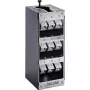 InLine 76203P keystone patch panel, 9-port Cat.6A, montáž na stenu/DIN lištu