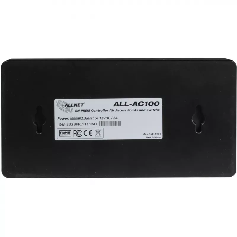 Z ALLNET Apollo On-Prem Hardvérový kontrolér / správa a provisioning max. 100 AP a switchov Apollo séria ALL-AC100