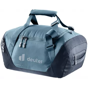 Cestovná taška DEUTER Duffel 35 atlantic-ink — objem 35 L, vodoodolná podlaha, držadlá