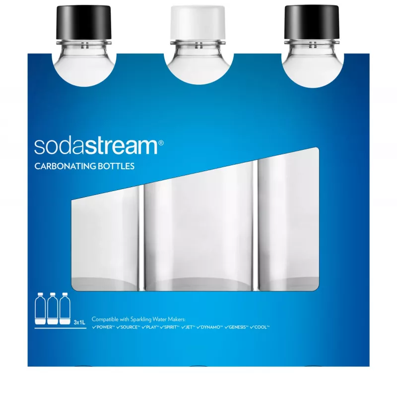 Fľaša na sýtenie SodaStream 2260525 3 ks