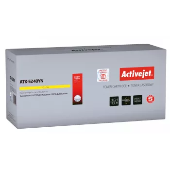 Activejet ATK-5240YN toner (náhrada za Kyocera TK-5240Y; Supreme; 3000 strán; žltá)