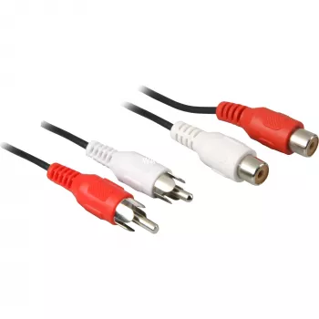 Audio kábel Goobay AVK 125-500 5,0 m 2 x RCA čierny