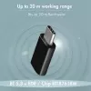 LogiLink BT0048A adaptér USB-C Bluetooth 5.3, dosah 20 m, čierny