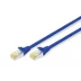 Sieťový kábel Digitus CAT 6A S/FTP RJ-45 Cat6a 10m modrý