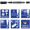 Permanentný marker Staedtler Lumocolor permanent duo 348 B čierna 1 kus