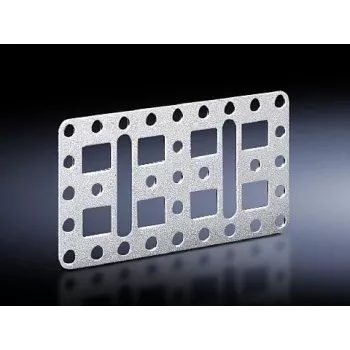 Rack plech Rittal 4532.000, nehrdzavejúca oceľ, 110×60 mm, balenie 4 ks