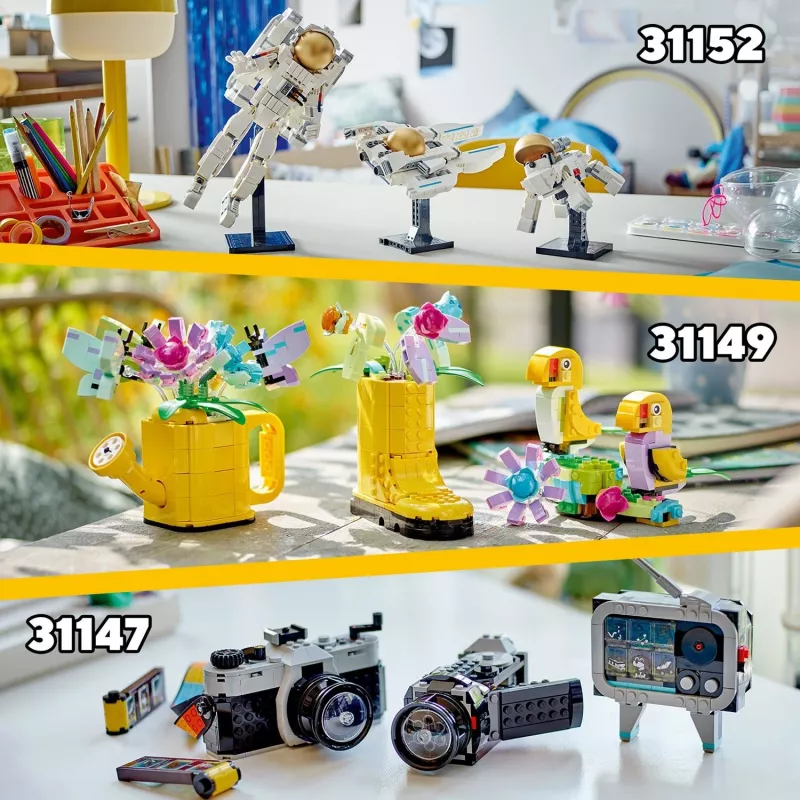 LEGO Creator kvet v kanve 31149 — stavebný model kvetu, 420 dielov, 120×150×130 mm