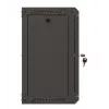 Lanberg WF11-3309-10B racková skriňa 9U nástenný rack čierna