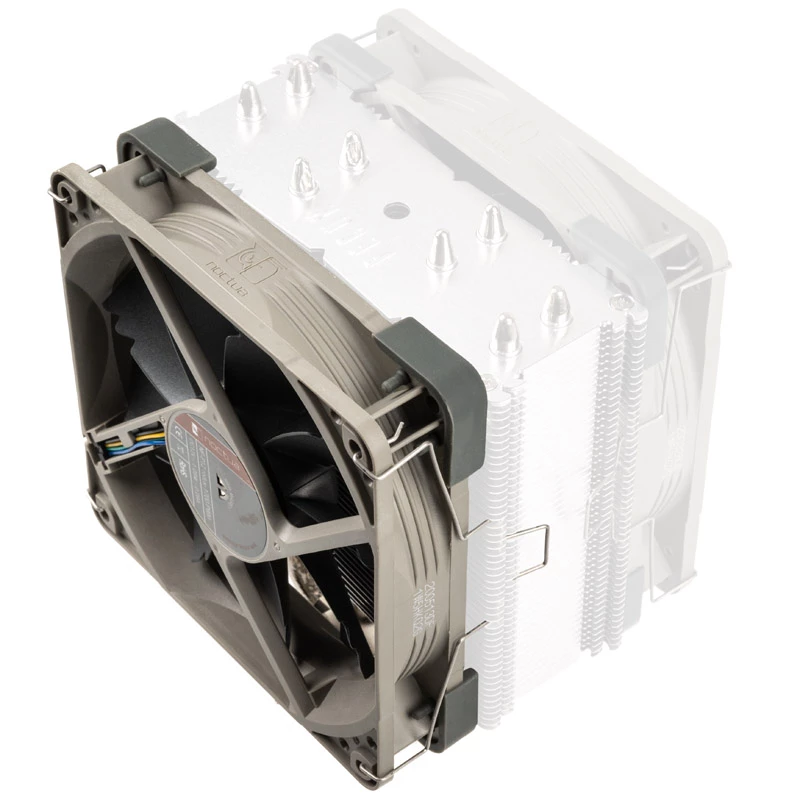 Noctua NA-FK1 redux súprava druhého ventilátora 120 mm (120x120x25), PWM, 1700 ot./min., sivá, pre NH-U12S redux