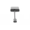 DIGITUS DA-70853 USB-C na VGA adaptér, Full HD 1080p, čierny