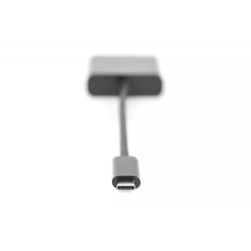 DIGITUS DA-70853 USB-C na VGA adaptér, Full HD 1080p, čierny
