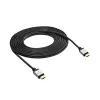 Akyga AK-HD-100P HDMI-2.0 kábel, opletený, PRO séria, 10 m, čierny