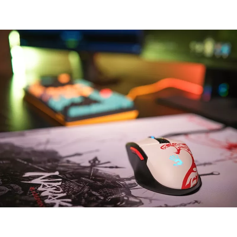 Káblová herná myš A4Tech Bloody L65 MAX RGB 16000 DPI ergonomická pre pravákov