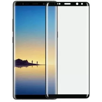 Tvrdené sklo ochrana displeja Devia pre Samsung Galaxy Note8 — 3D zakrivené, čierne
