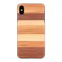 Puzdro na smartphone man and wood pre iPhone XS Max — čierna