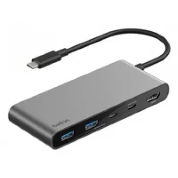 Belkin CONNECT USB-C 7-in-1 hub duálne USB-C porty si. AVC023hqSGY