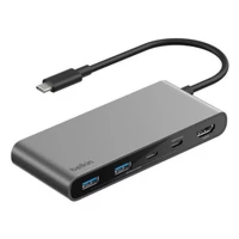 Belkin CONNECT USB-C 7-in-1 hub duálne USB-C porty si. AVC023hqSGY