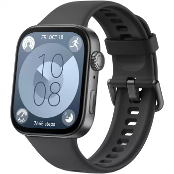 Huawei WATCH Fit 3 4,62 cm (1,82 inch) AMOLED 43,2 mm digitálny 408 x 480 pixelov dotykový displej čierny Wi-Fi GPS (satelit)