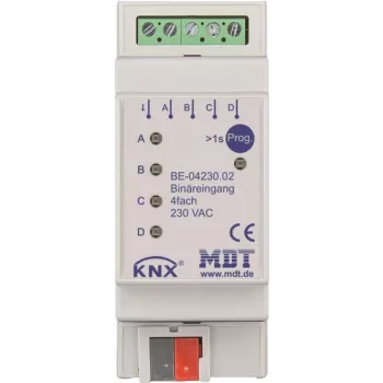 MDT BE-04230.02 binárny vstup 4-násobný, 2TE, REG (BE-04230.02)