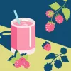 Ravensburger CreArt maliarska sada — Mocktail Raspberry (25562) kreatívna sada