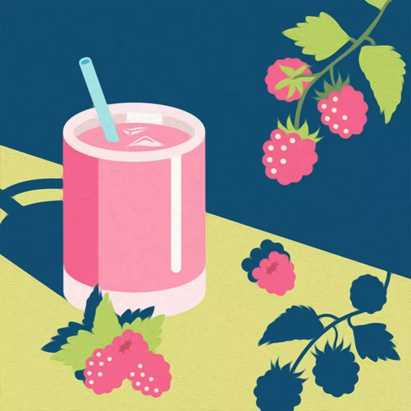 Ravensburger CreArt maliarska sada — Mocktail Raspberry (25562) kreatívna sada