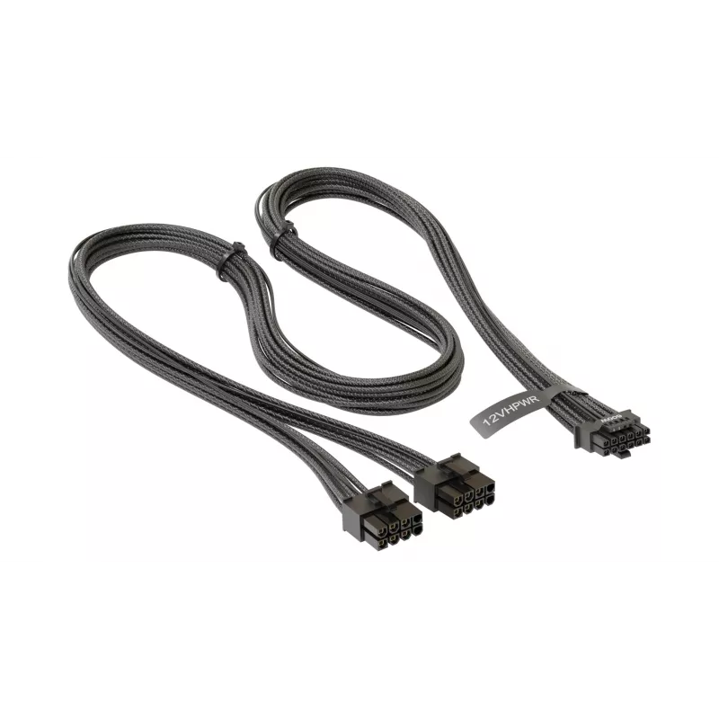 Adaptérový kábel SEASONIC NESE-165 12VHPWR PCIe 5.0 čierny pre napájací konektor GPU