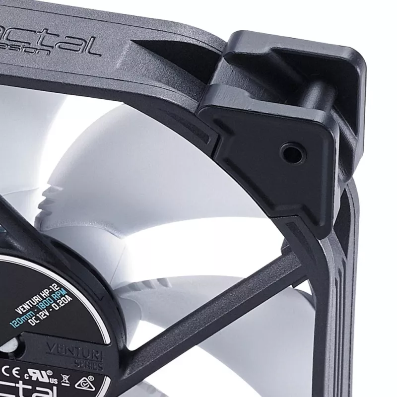 Fractal Design Venturi HP-12 PWM 120 mm ventilátor do skrine – čierny