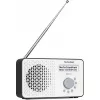 TechniSat VIOLA 200 digitálne rádio s budíkom DAB+, biela/čierna